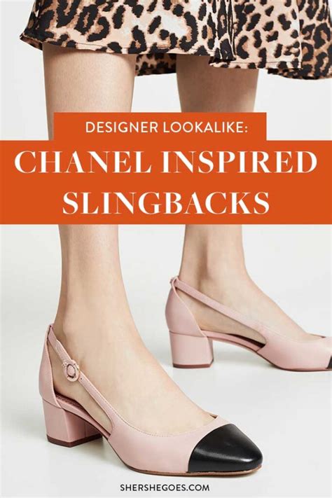 chanel look a like slingbacks|chanel slingback online shop.